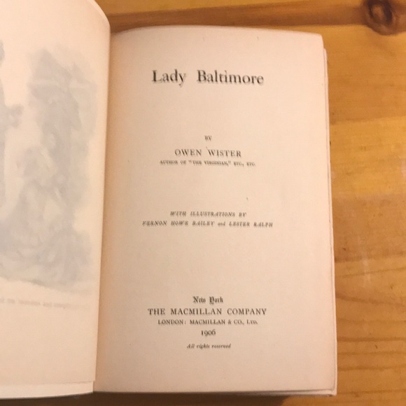 Lady biltimore hardback by Owen Winster 1906 - Picture 2 of 4